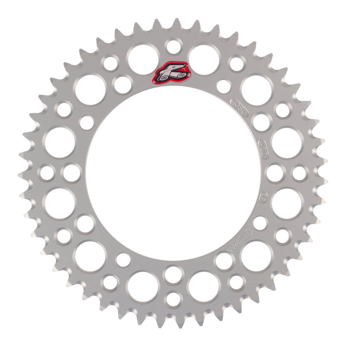 Renthal Sprocket Rear Silver 49T Alloy 7075 T6 Grooved