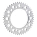 Renthal Rear Sprocket - Silver 46T Alloy 7075-T6 Grooved