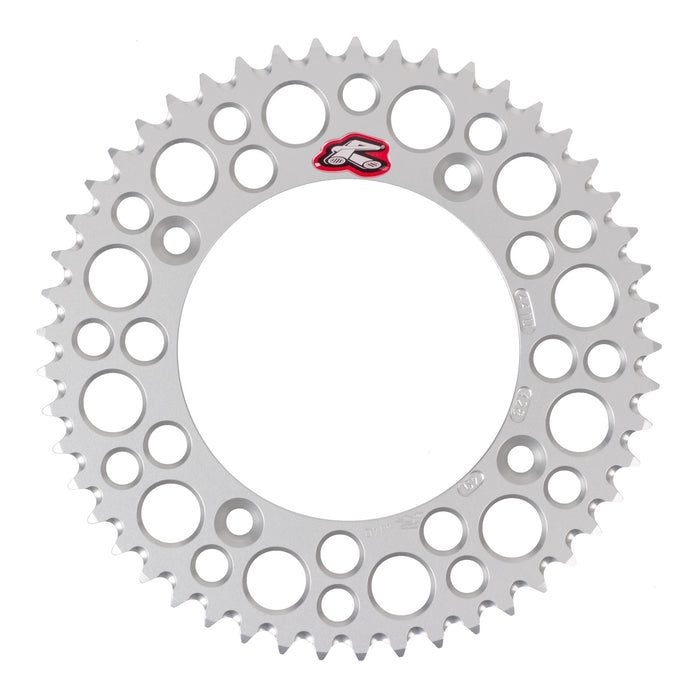 Renthal Sprocket Rear Silver 49T Alloy 7075 T6 Grooved
