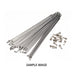 SPOKESET EXCEL STAINLESS FR 21 36PC #9 (3.5 mm)