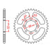 Sprocket Kit Kawasaki KLX110 '10- 420MS 13/38