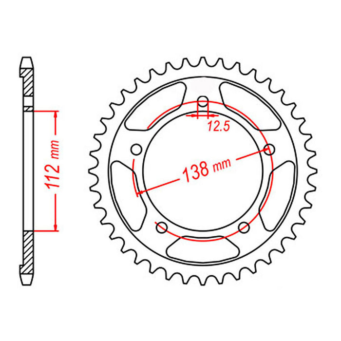 Sprocket Kit Honda CBR600 '97/'98 - GB525XRE 15/43