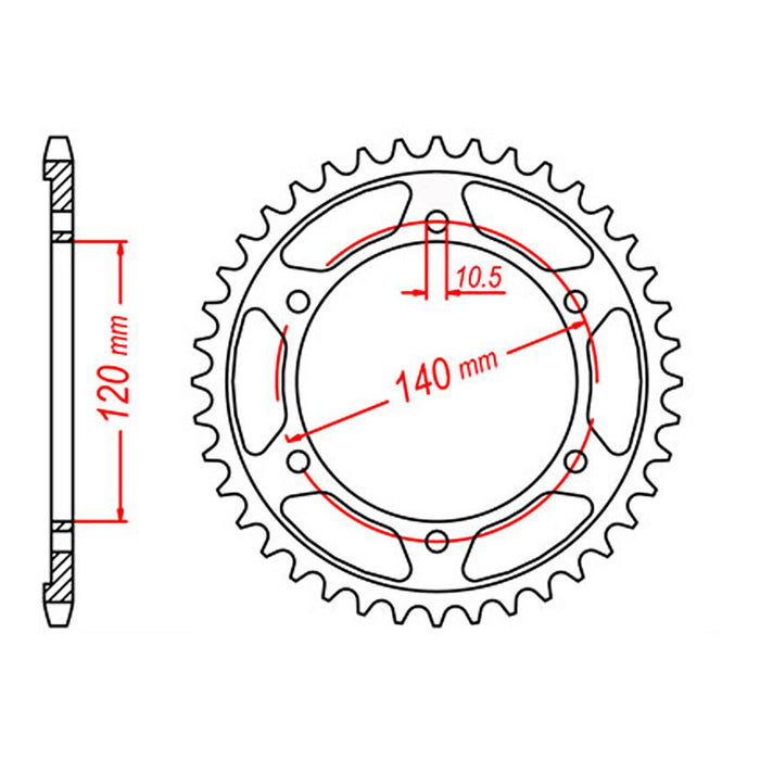 Sprocket Kit Suzuki GSXR1300 HAYABUSA '99-'07 - 530ZXW 17/40