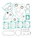 Vertex Complete Gasket Set with Oil Seals KTM