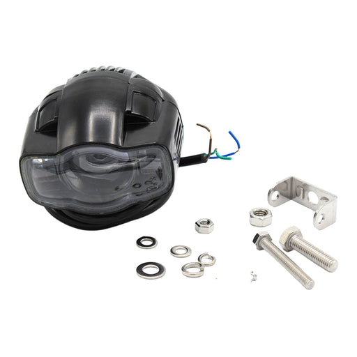 WHITES LED SPOT/FLOOD - SINGLE - WTH REAR USB 2000LM