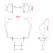 Zeta Pipe Tank Guard- Honda CRF250 Rally/S /CRF300 Rally '21-