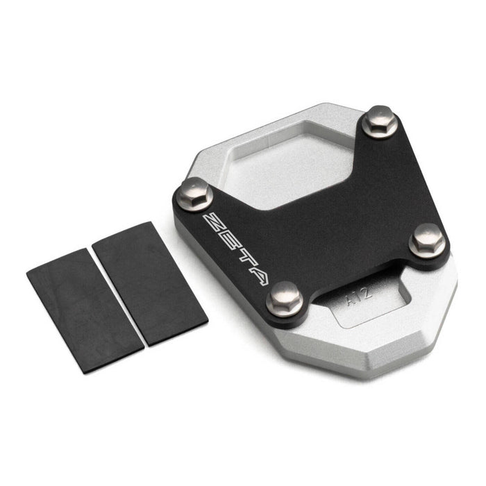 Zeta Side Stand Extender Black/Silver Honda CRF1100L '20-