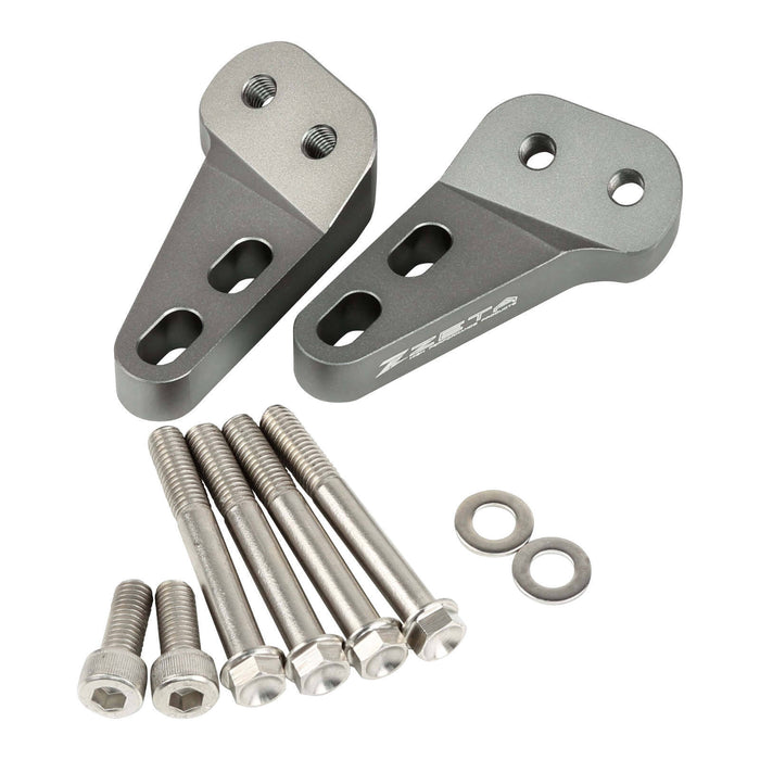 Zeta Armor TC-Mount Front - CNC Aluminium - With Bolts