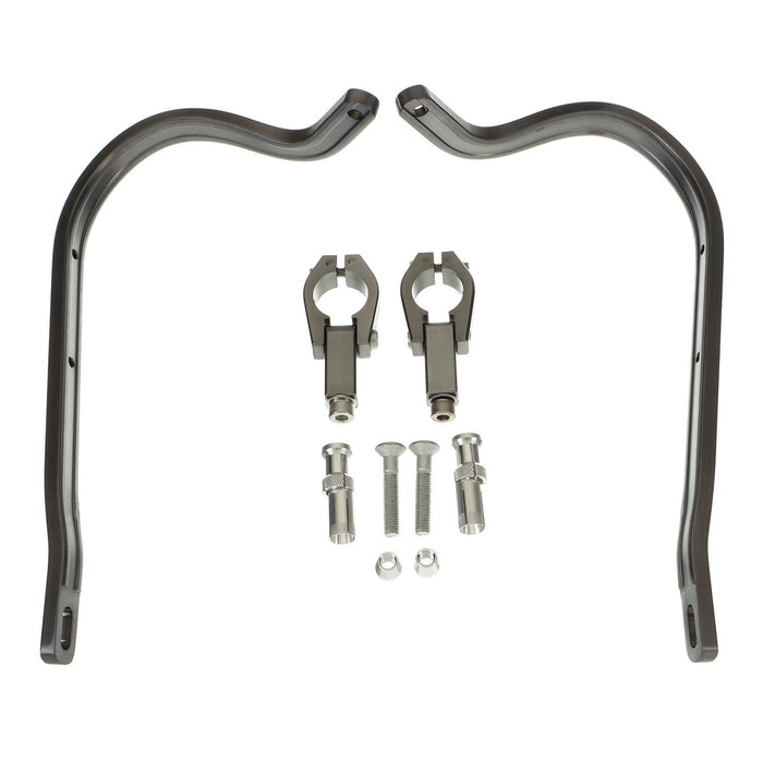 Zeta Armor Bended Hand Guard for 28.6mm Bar - Titanium Colour