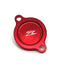 Zeta Oil Filter CVR KX450F - Red