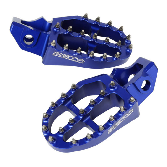 Zeta Aluminium Footpegs Husqvarna MX/ED SX '16- Blue