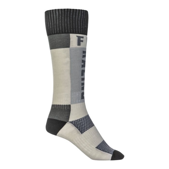 Fly Racing 2024 MX Thick Socks - Grey / Black