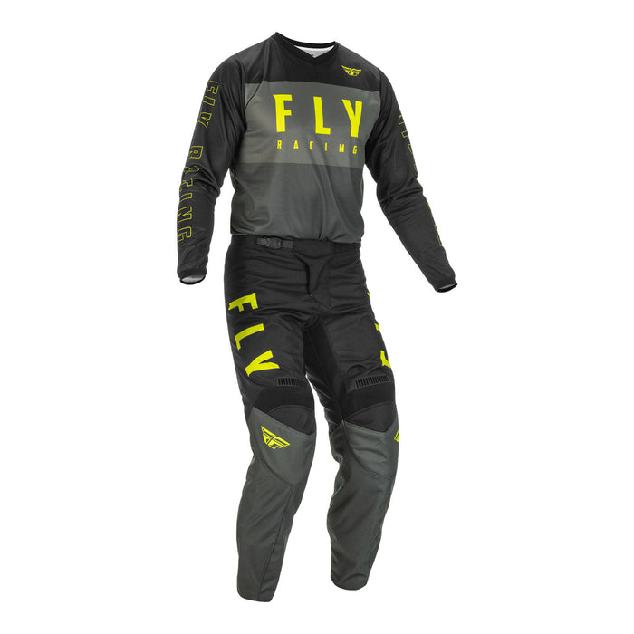 Fly Racing 2022 F-16 Pant - Grey / Black / Hivis