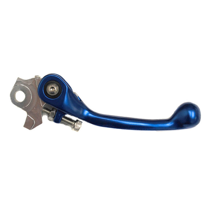 WHITES FOLDING BRAKE LEVER YZ/YZF 07- BLU