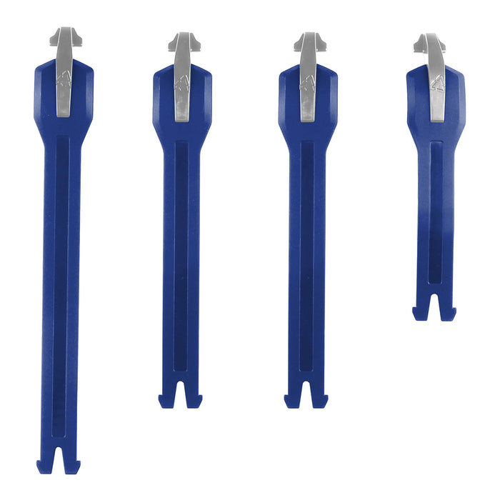 LEATT BOOT STRAP KIT GPX 4.5 / 5.5 FLEXLOCK 4-pcs BLU