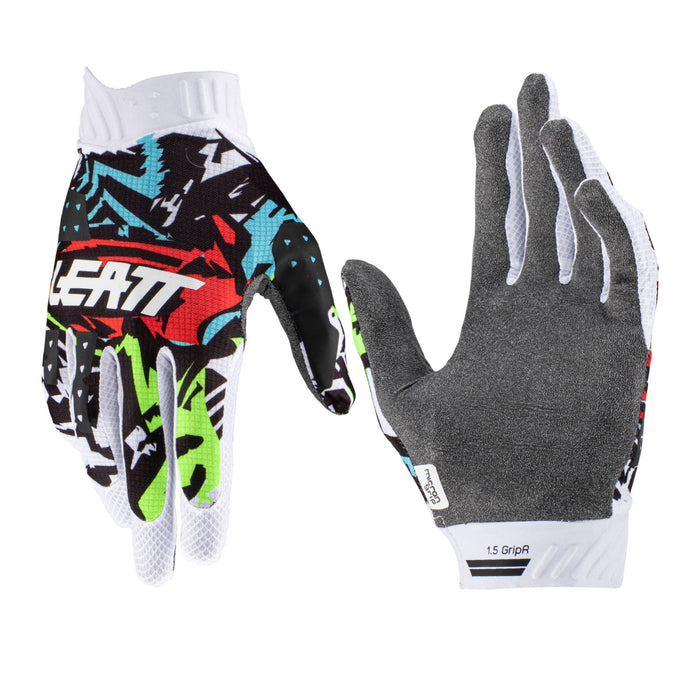 Leatt 2023 1.5 GripR Glove - Zebra