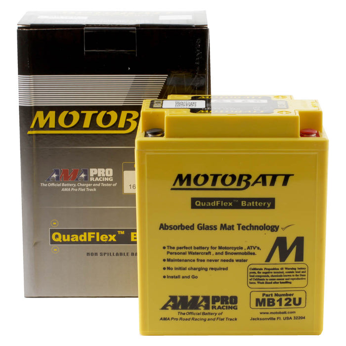 Motobatt Battery Quadflex AGM - MB12U