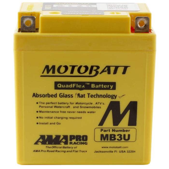 Motobatt Battery Quadflex AGM - MB3U