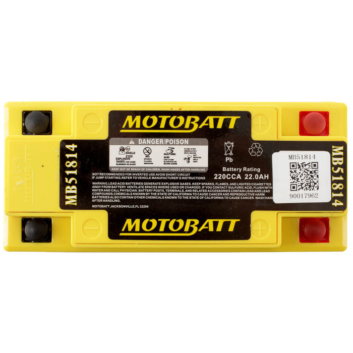 Motobatt Battery Quadflex AGM - MB51814