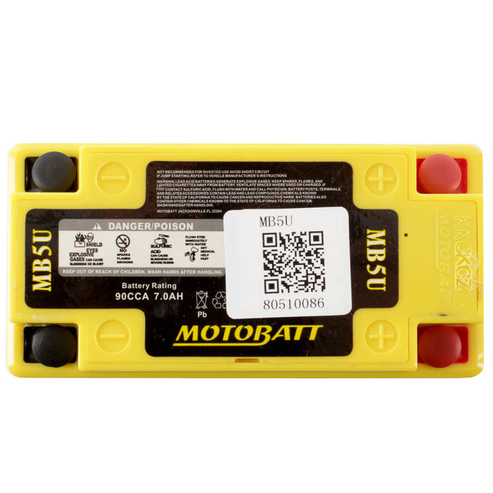 Motobatt Battery Quadflex AGM - MB5U