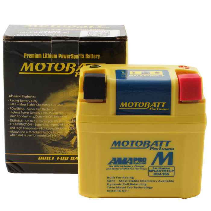 Motobatt Battery Pro Lithium - MPLXKTM16-P