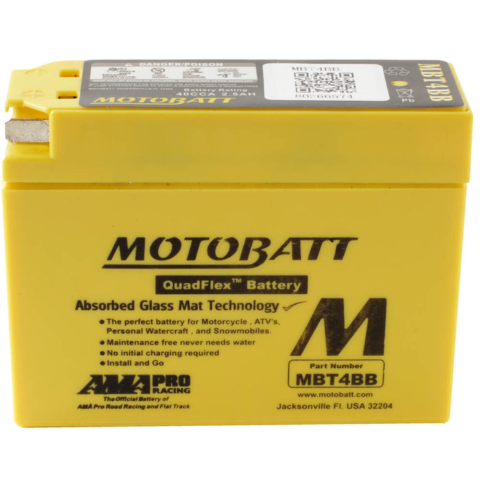 Motobatt Battery Quadflex AGM - MBT4BB