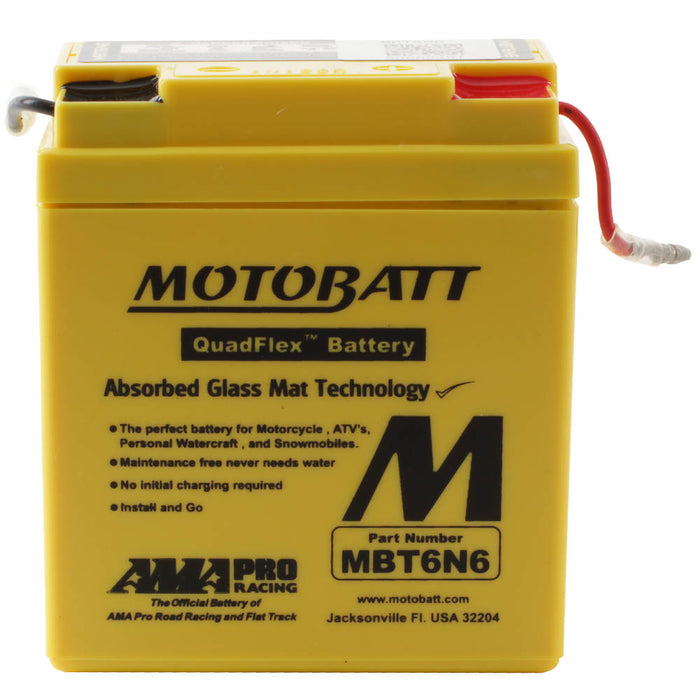 Motobatt Battery Quadflex AGM - MBT6N6