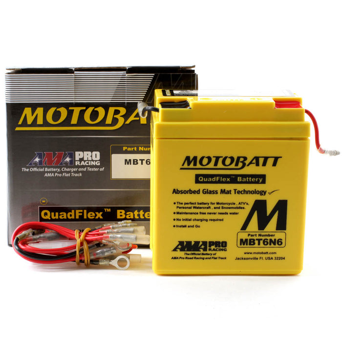 Motobatt Battery Quadflex AGM - MBT6N6