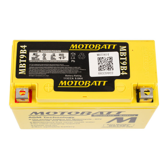 Motobatt Battery Quadflex AGM - MBT9B4