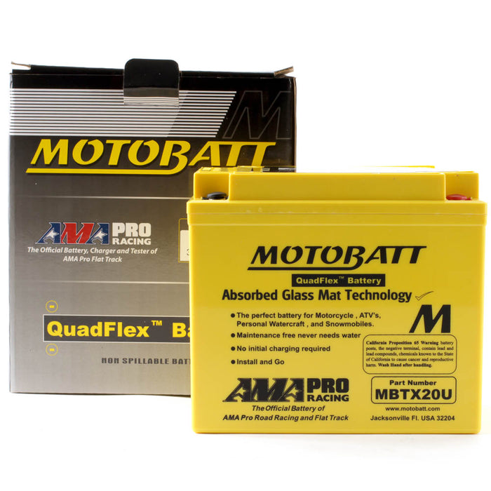 Motobatt Battery Quadflex AGM - MBTX20U