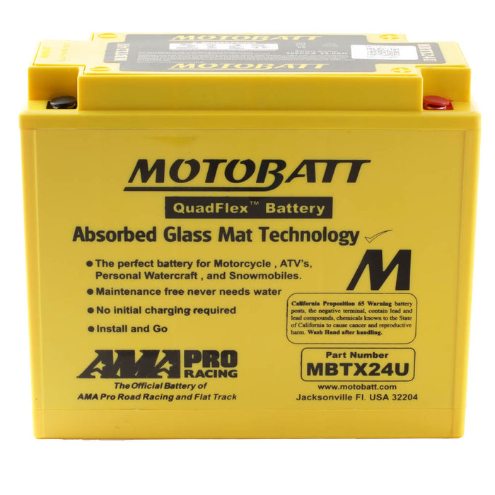 Motobatt Battery Quadflex AGM - MBTX24U