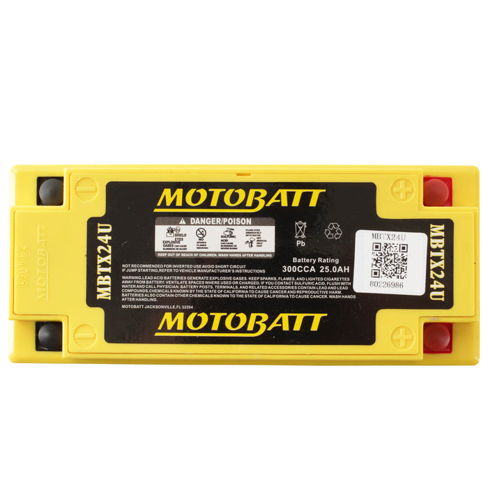 Motobatt Battery Quadflex AGM - MBTX24U