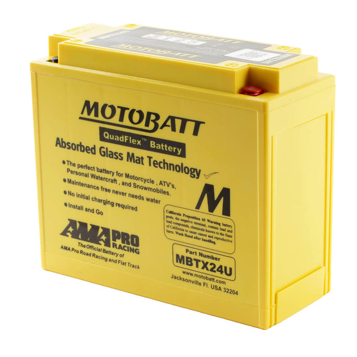 Motobatt Battery Quadflex AGM - MBTX24U