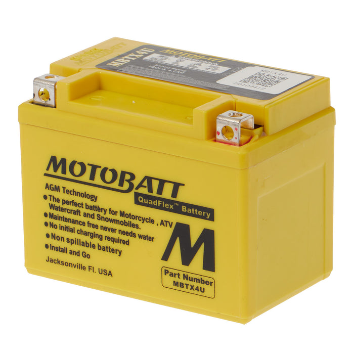 Motobatt Battery Quadflex AGM - MBTX4U