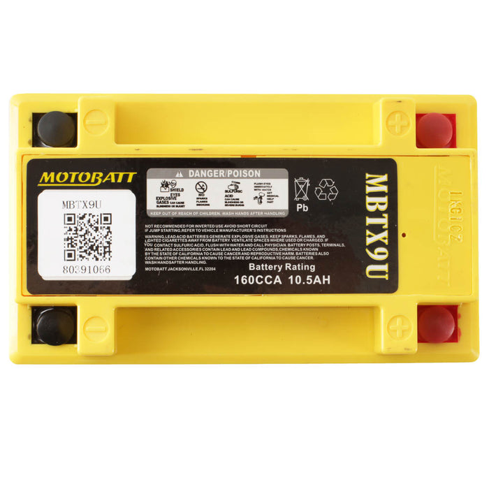 Motobatt Battery Quadflex AGM - MBTX9U