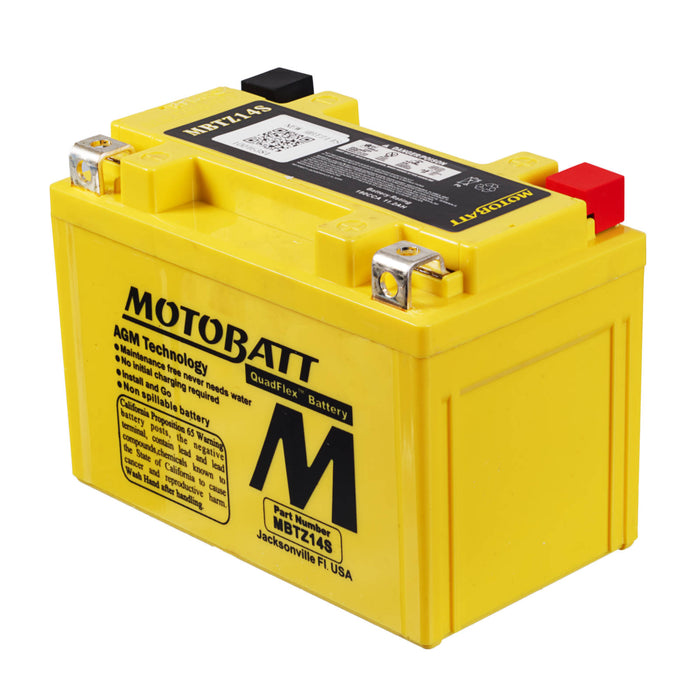 Motobatt Battery Quadflex AGM - MBTZ14S