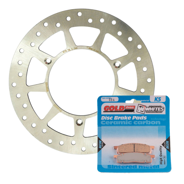 BRAKE DISC & PAD FRONT KIT - YAM YZ85 / LW 02-20