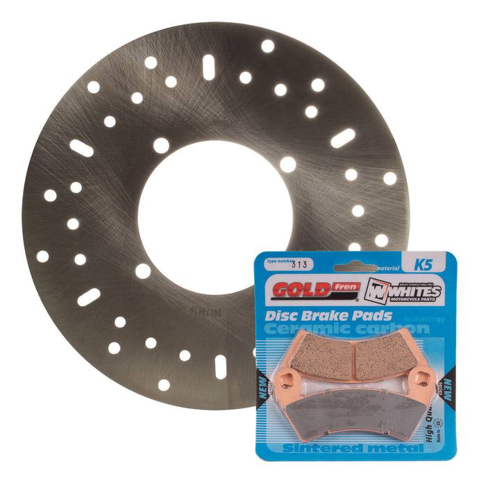 BRAKE DISC & PAD FRONT KIT - POL ACE 570 HD EPS 18-20