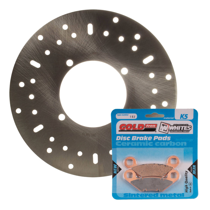 BRAKE DISC & PAD FRONT KIT - POL SPORTSMAN 570 HD 14-19