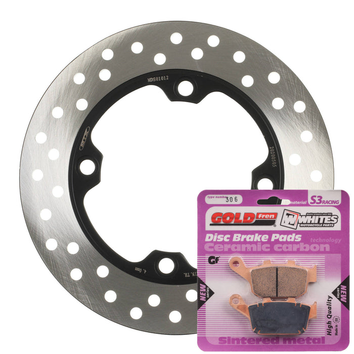 BRAKE DISC & PAD REAR KIT - HON CBR250R 11-15