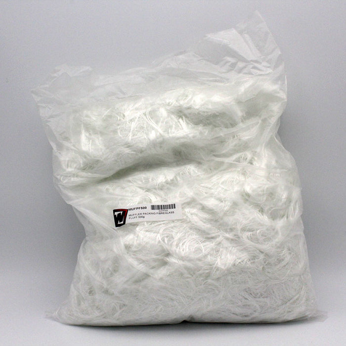 WHITES MUFFLER PACKING FIBREGLASS FLUFF 500g