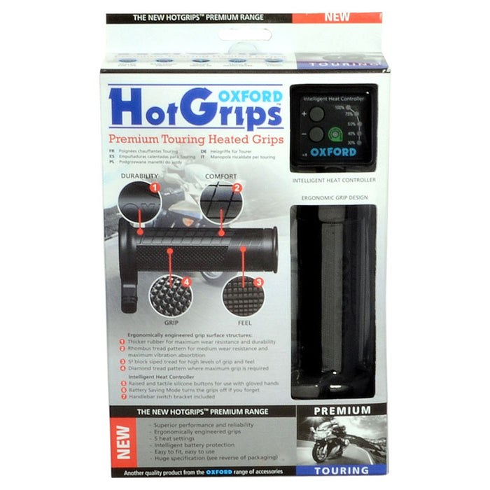 OXFORD HOT GRIPS PREMIUM TOURING with V8 SWITCH