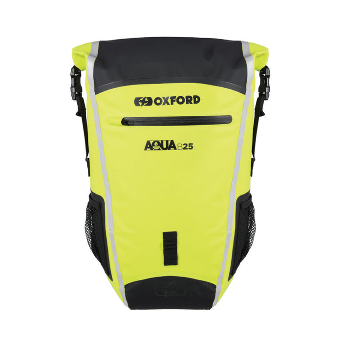 Oxford Backpack Aqua B25 - Black / Fluro Yellow