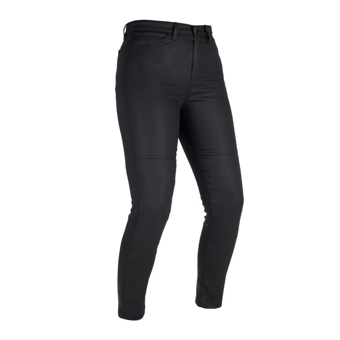 Oxford Ladies OA Waxed Jeggings Pant - Black (Short)