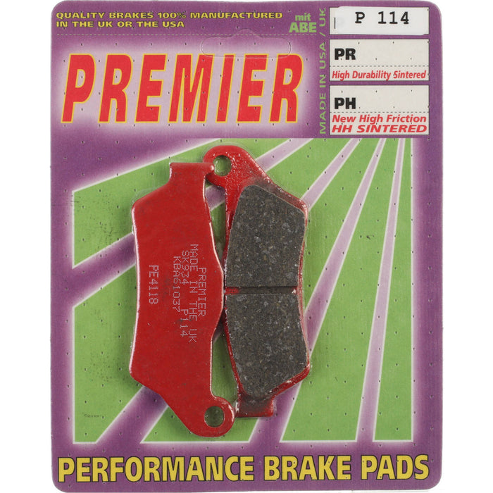 Premier Brake Pads - P Organic Standard