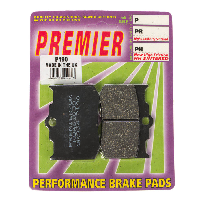 Premier Brake Pads - P Organic Standard