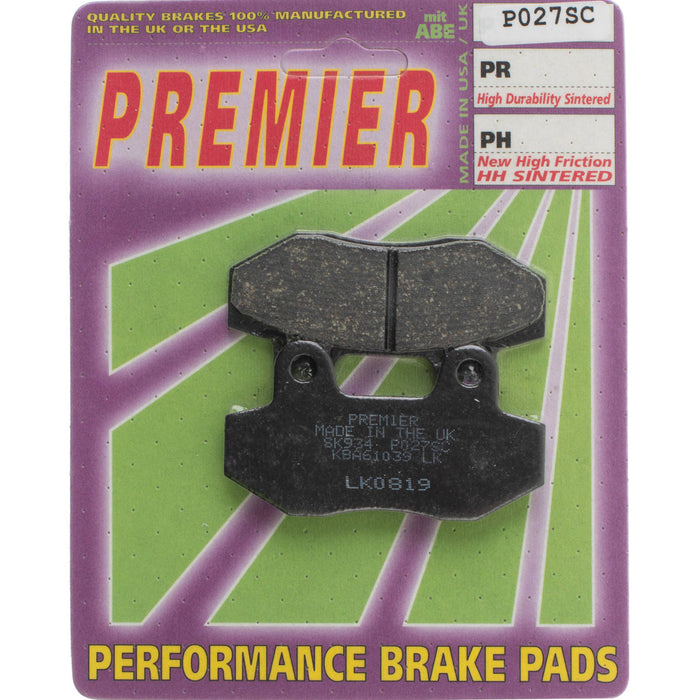 Premier Brake Pads - P Organic Standard