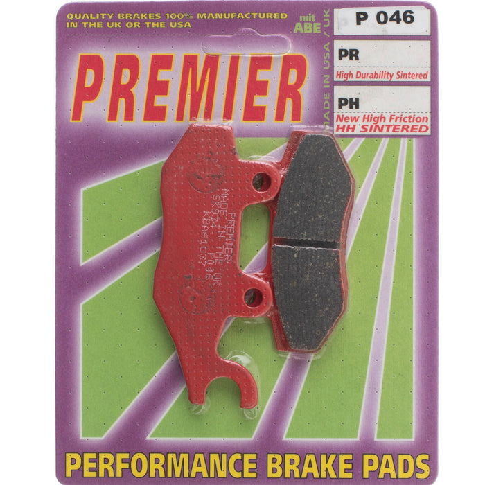 Premier Brake Pads - P Organic Standard