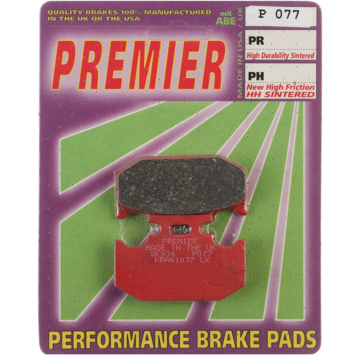 Premier Brake Pads - P Organic Standard