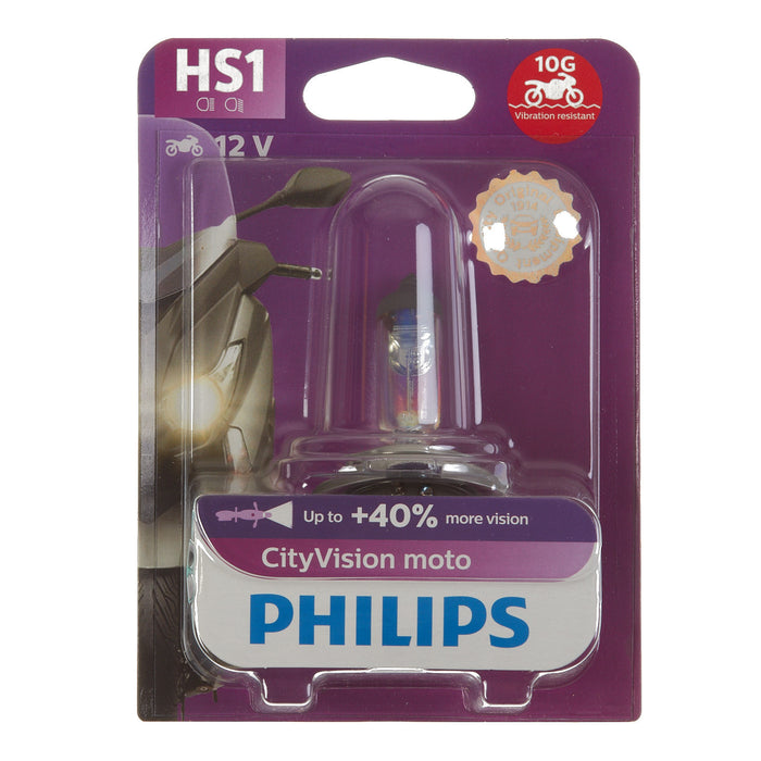 Philips Bulb HS1 12636 CTV 12V 35/35W PX43T-38 BW City Vision